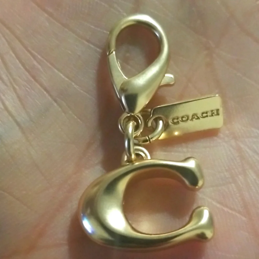 Coach C logo charm - Picture 1 of 3